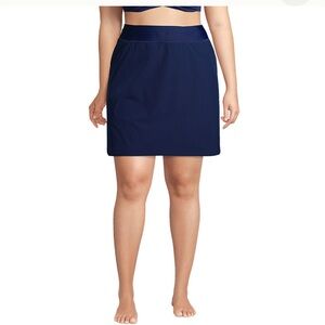 Land’s End Women's Plus Size Quick Dry Board Skort Swim Skirt  Size 20W